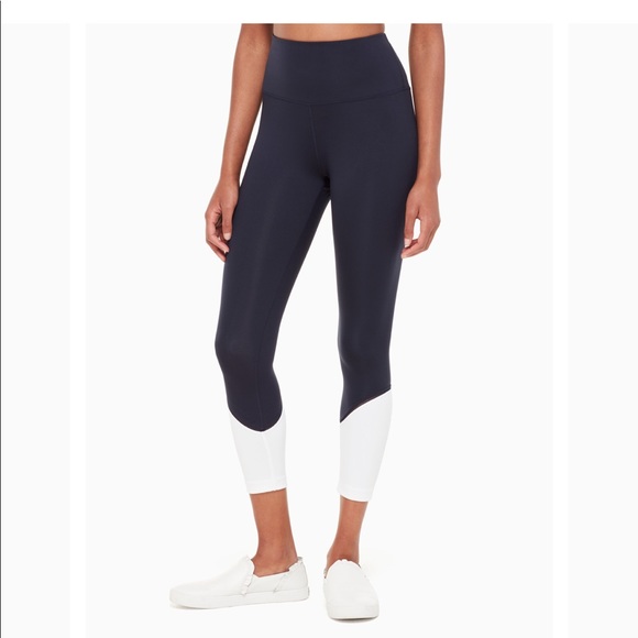Kate Spade Nwt Colorblock Leggings Yoga 